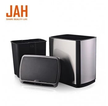 Touch trash bin rectangular 20 liters
