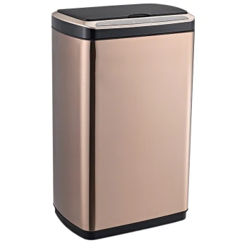 Touch waste basket with internal bucket rectangular 30 liters