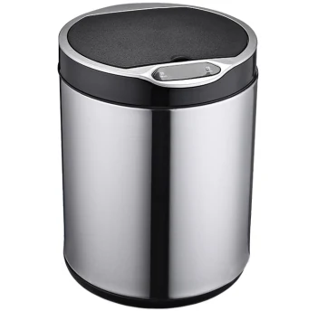 Touch waste bin 9 liters round