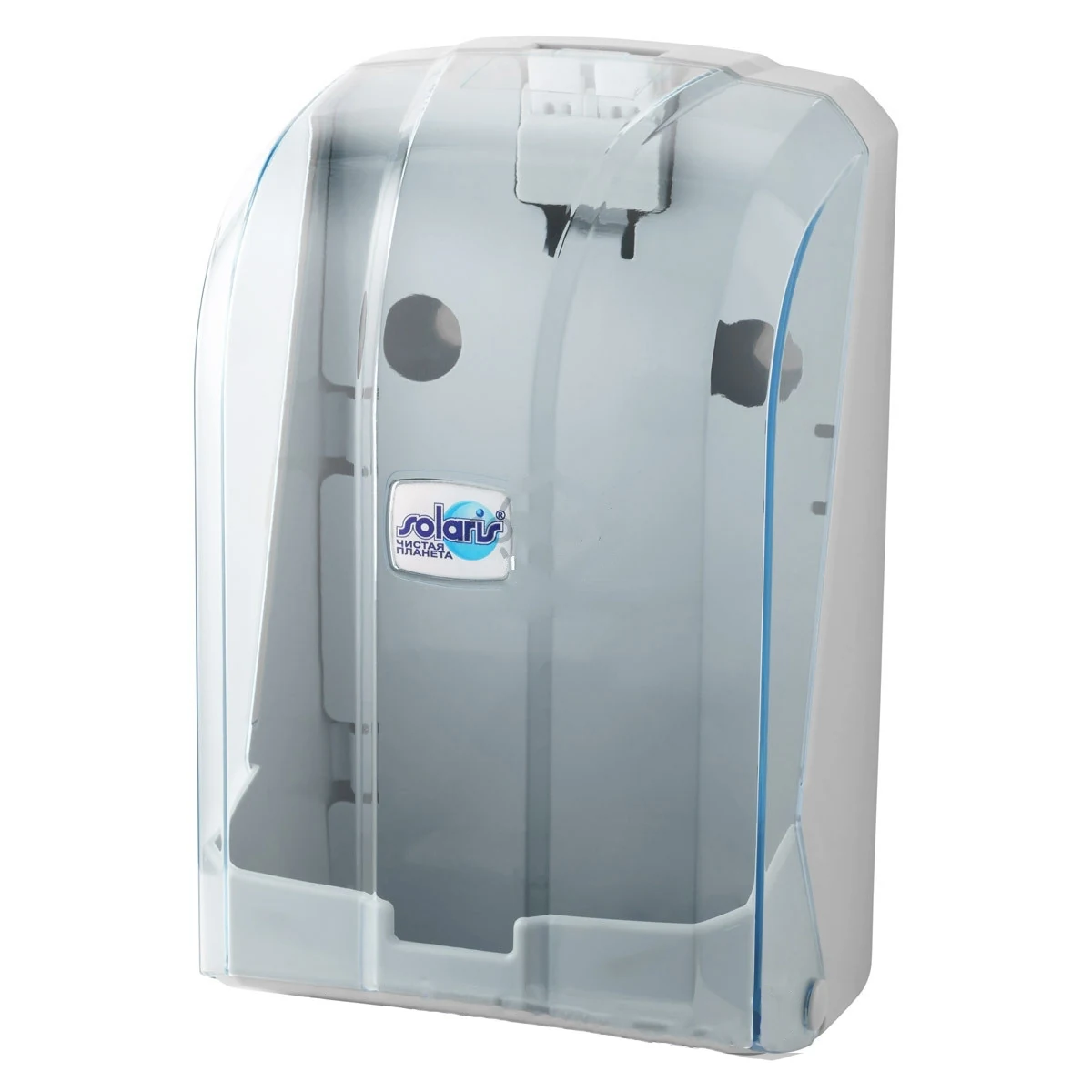Transparent toilet paper holder