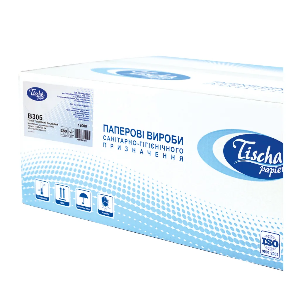 Туалетний папір у пачці  BASIC