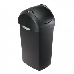 Waste bin with rotating lid 40L swing