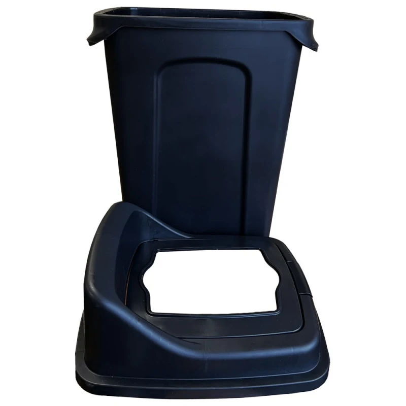 WASTE SORTING TANK PLANET RE-CYCLER 70 L BLACK (ORGANIC) WASTE SORTING TANK PLANET RE-CYCLER 70 L BLACK (ORGANIC)