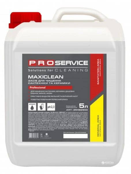 Засіб по догляду за сантехнікою  Maxiclean 5 л. 25482600