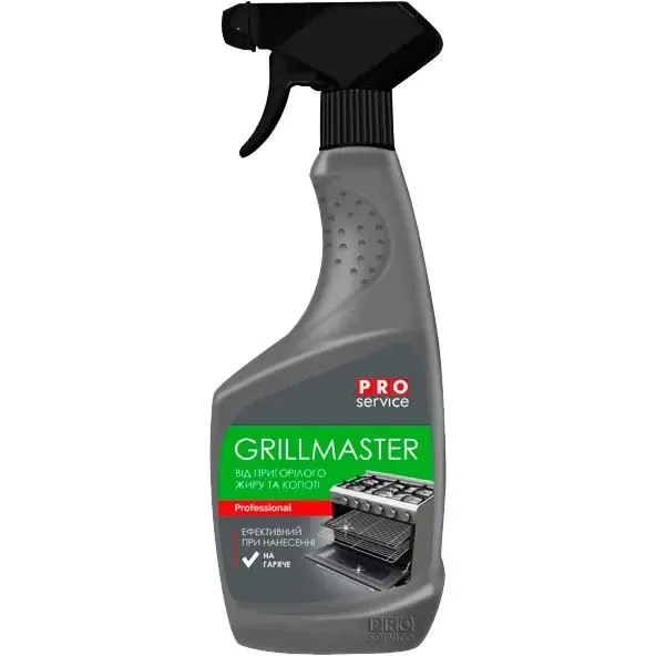 Засіб для чищення грилю, лужний 0,55л GRILLMASTER Professional.  25482710