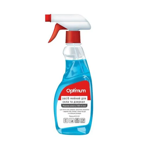 Засіб для миття скла МОРОЗНА СВІЖІСТЬ OPTIMUM, 0.5 л. 25472457